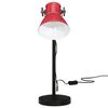 vidaXL Lampe de bureau 25 W rouge d&eacute;lav&eacute; 17x17x60 cm E27