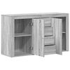 vidaXL Buffet Gris Sonoma 120 x 36 x 69 cm Bois d'ing&eacute;nierie