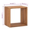vidaXL Table de chevet 40x30x40 cm Bois de teck solide