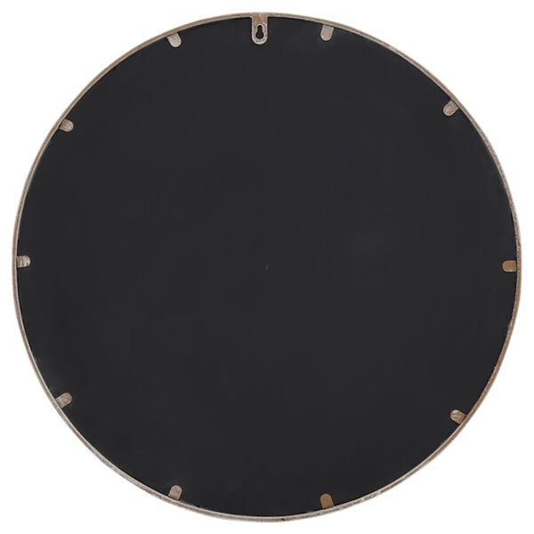 vidaXL Miroir de jardin Sable 40x4 cm Fer Rond utilisation ext&eacute;rieure