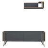 Homemania Meuble TV Nicol 120x31x42 cm Anthracite