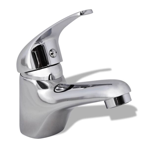 vidaXL Robinet de lavabo Chrome