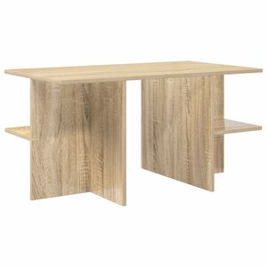 vidaXL Table basse Ch&ecirc;ne Sonoma 87 x 50 x 45 cm Bois d&rsquo;ing&eacute;nierie
