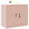 vidaXL Armoire de rangement Rose 80 x 40 x 70 cm Acier