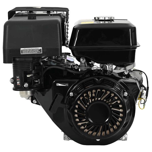 vidaXL Moteur &agrave; essence 15 CV 11 kW Noir