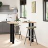 vidaXL Pieds de table de bar 4 pièces Noir 100-102 cm Acier