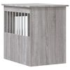 vidaXL Meuble de cage pour chiens sonoma gris 45x62x59 cm