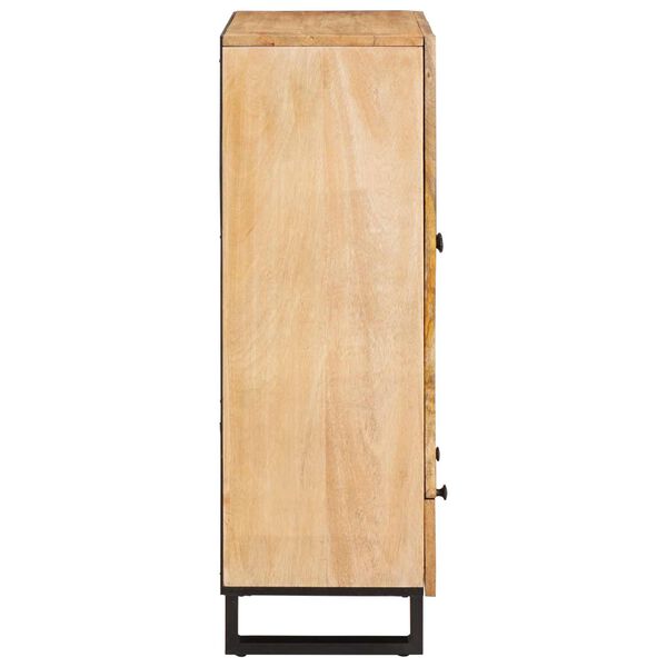 vidaXL Haut Armoire Marron 40 x 33 x 110 cm Bois de mangue massif