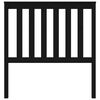 vidaXL Tête de lit Noir 96x6x101 cm Bois massif de pin