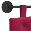 vidaXL T&ecirc;te de lit suspendue Bordeaux 130 x 55 x 7 cm Velours
