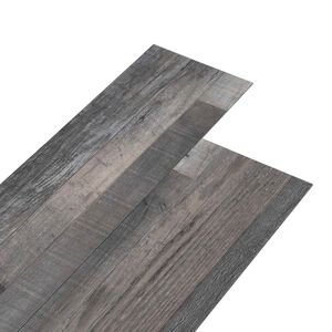 vidaXL Planches de sol en PVC autocollantes Bois Industriel