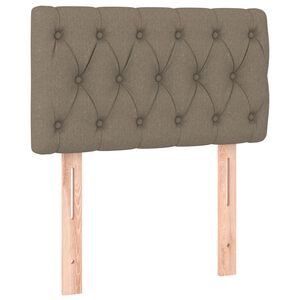 vidaXL T&ecirc;te de lit Taupe 80x7x78/88 cm Tissu