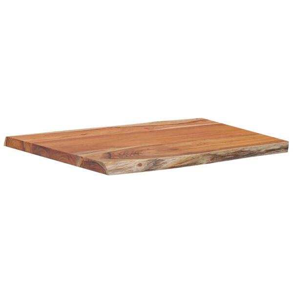vidaXL Dessus de table 70x60x2,5 cm rectangulaire bois massif acacia