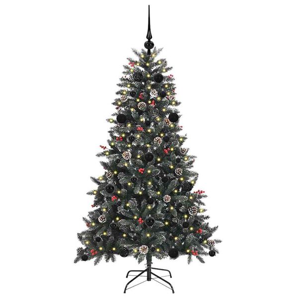 vidaXL Sapin de No&euml;l artificiel Vert 150 cm PVC, plastique et acier