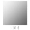 vidaXL Miroir mural carr&eacute; 60 x 60 cm Verre