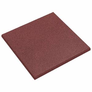 vidaXL Dalles de Protection Anti-Chute 12 pi&egrave;ces Rouge 50 x 50 cm