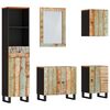 vidaXL Ensemble de meubles de salle de bain 5 pcs bois massif r&eacute;cup&eacute;r&eacute;