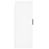 vidaXL Armoires murales 2 pcs blanc bois d'ing&eacute;nierie