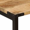 vidaXL Tables basses gigognes 3 pcs bois massif de manguier et fer