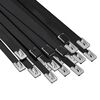 vidaXL Attache de c&acirc;ble 50 pc 7,9 x 300 mm Noir