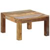 vidaXL Table basse 60x60x35 cm Bois de r&eacute;cup&eacute;ration massif