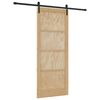 vidaXL Porte coulissante 86 x 211 cm Bois de pin massif
