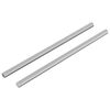 vidaXL Tige filet&eacute;e 2 pcs Argent&eacute; 6 x 135 mm Acier