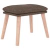 vidaXL Repose-pied Taupe 45x29,5x35 cm Tissu