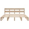 vidaXL Cadre de lit sans matelas 200x200 cm bois massif de pin