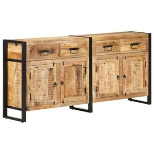 vidaXL Buffet 172x35x80 cm Bois de manguier massif