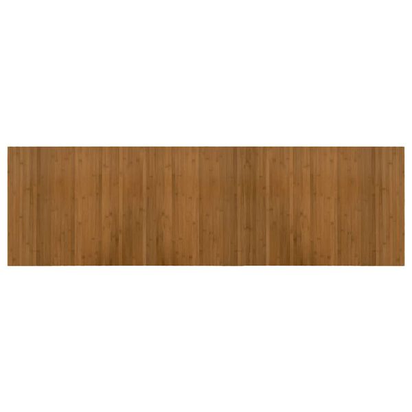vidaXL Tapis rectangulaire marron 60x200 cm bambou