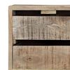 vidaXL Buffet 140x30x60 cm Bois de manguier massif