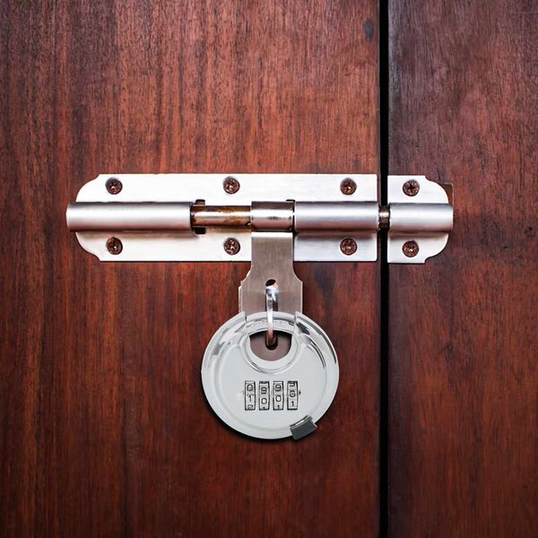 vidaXL Serrures Discus avec Cl&eacute;s 2 pcs Argent 7 x 2.3 x 7 cm