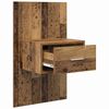 vidaXL Cabinet de chevet 2 pcs Bois ancien 50 x 32,5 x 80cm