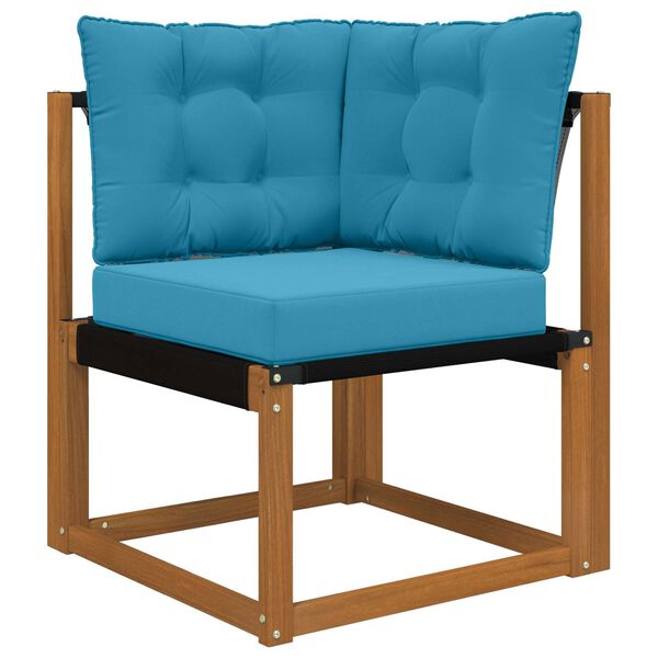 vidaXL Coussin de canap&eacute; d'ext&eacute;rieur 3 pcs Bleu royal Polyester