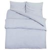 vidaXL Ensemble de housse de couette Gris 140x200 cm Microfibre l&eacute;g&egrave;re