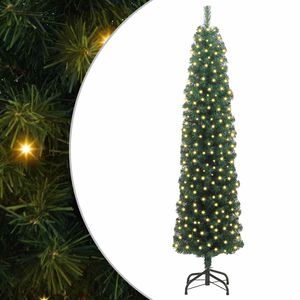 vidaXL Sapin de No&euml;l artificiel Vert 180 cm PVC et acier et plastique