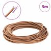 vidaXL Corde en Cuir Marron &Oslash;5 mm x 5 m Cuir