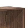 vidaXL Table d'appoint Ch&ecirc;ne marron 33x33x34,5 cm Bois d'ing&eacute;nierie