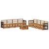 vidaXL Ensembles de canap&eacute;s 9 pcs Bois d'Acacia Massif