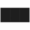 vidaXL Ensemble de salle &agrave; manger pour jardin 5 pcs Noir polyrotin