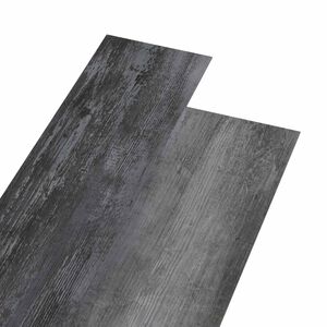 vidaXL Planches de sol Gris brillant 5,02 m&sup2; 36 pi&egrave;ces PVC