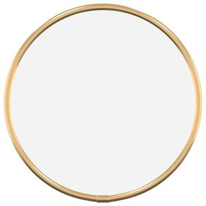 vidaXL Miroir mural Dor&eacute; &Oslash; 20 cm Rond