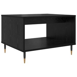 vidaXL Table basse Ch&ecirc;ne noir 60 x 50 x 40 cm Bois d'ing&eacute;nierie