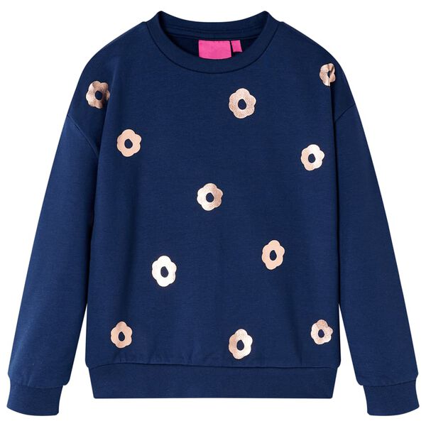 Sweatshirt pour enfants bleu marine 140
