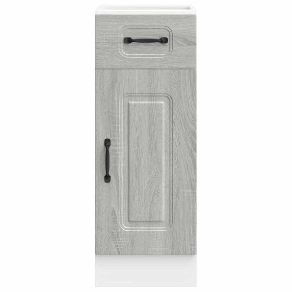 vidaXL Armoire de cuisine Kalmar sonoma gris bois d'ing&eacute;nierie
