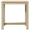 vidaXL Table de bar ch&ecirc;ne sonoma 102x50x103,5 cm bois d'ing&eacute;nierie