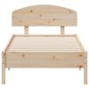 vidaXL Cadre de lit sans matelas 100x200 cm bois massif de pin