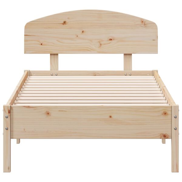 vidaXL Cadre de lit sans matelas 100x200 cm bois massif de pin