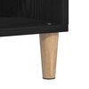 vidaXL Buffet Ch&ecirc;ne noir 103,5 x 35 x 70 cm Bois d'ing&eacute;nierie